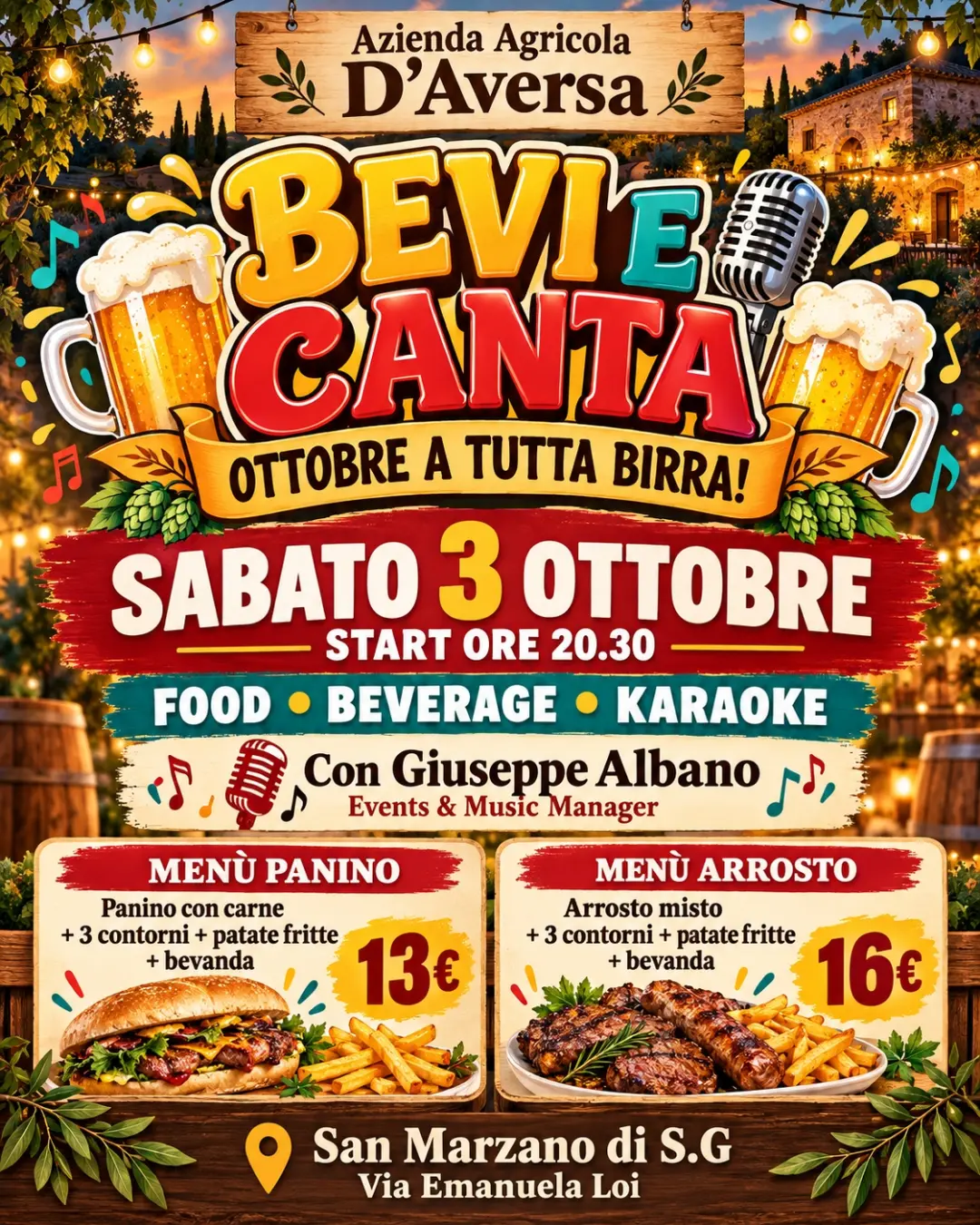 Locandina di Bevi Canta